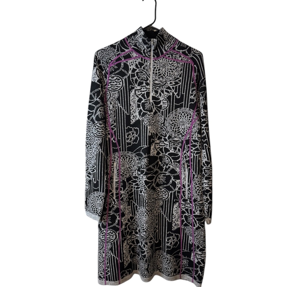 Title Nine Floral Design Knitted Dress Size Large